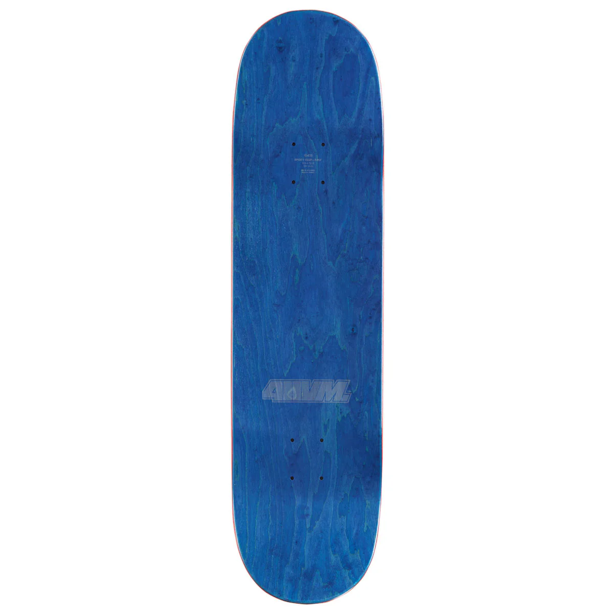 411VM Athletic Skateboard Deck - White - 8.50" - Image 2