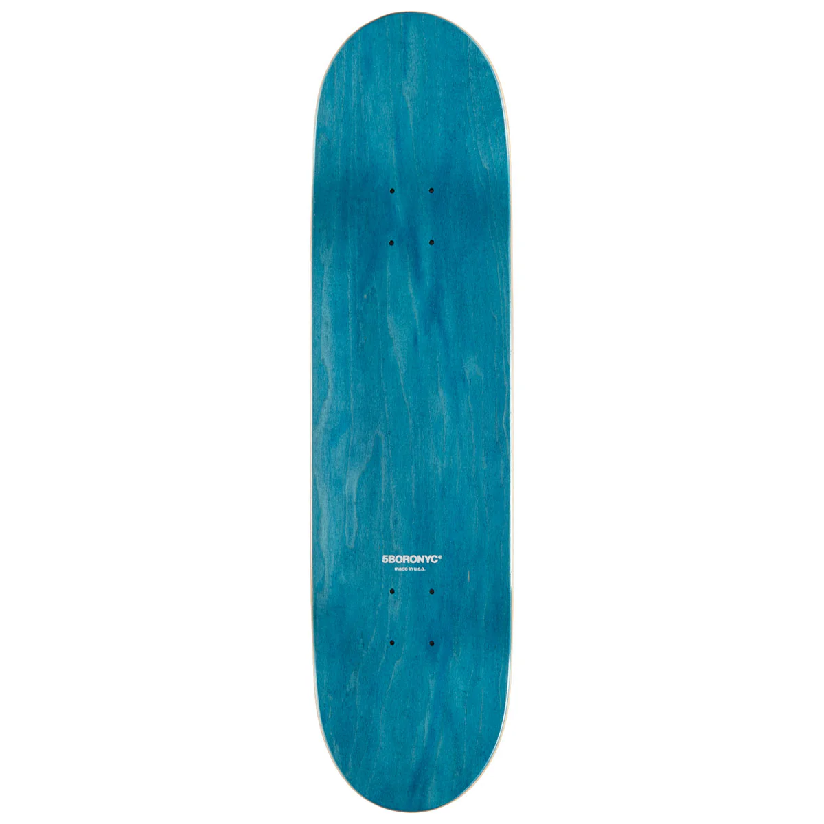 5Boro Keith Hardy Pro Skateboard Complete - Blue Stain - 8.25" - Image 2