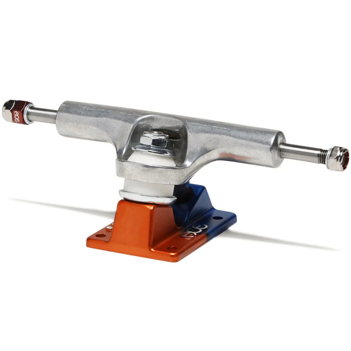 Ace AF1 Skateboard Trucks - Anodized Blue Orange/Polished - 22 - Image 2