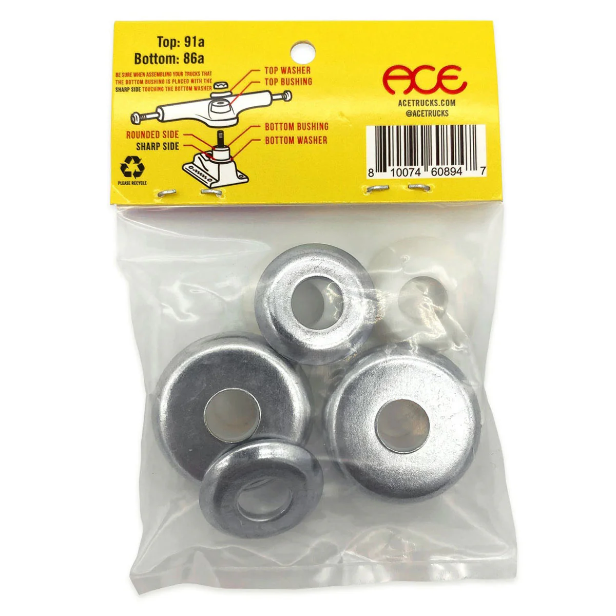 Ace Low Standard Medium Bushings - White - Image 2