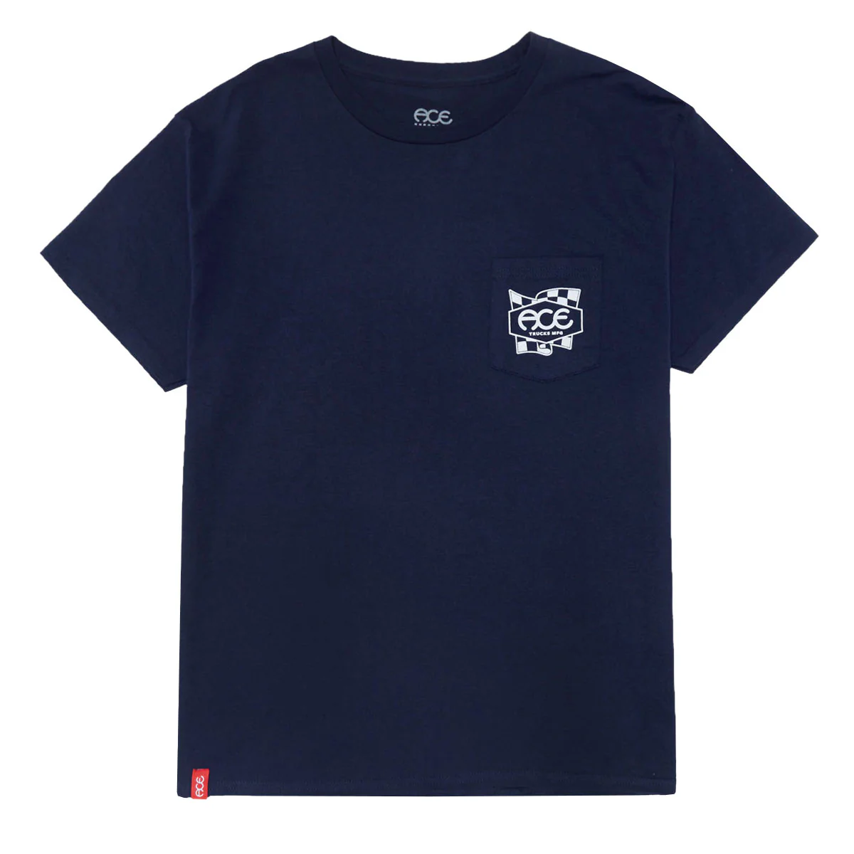 Ace Speedway Pocket T-Shirt - Navy - Image 2