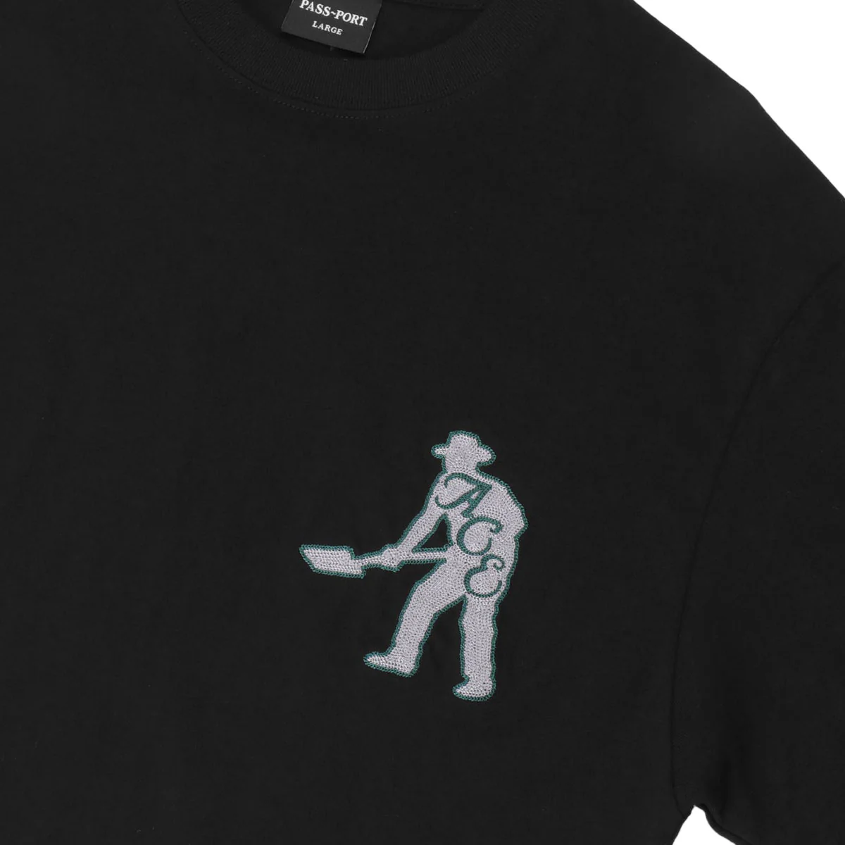 Ace x Passport Ace & Spade T-Shirt - Black - Image 2