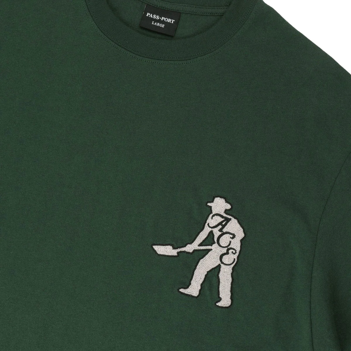 Ace x Passport Ace & Spade T-Shirt - Forest Green - Image 2
