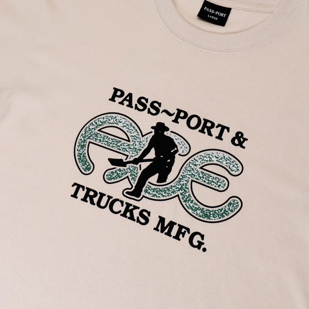 Ace x Passport Hammertone T-Shirt - Natural - Image 2