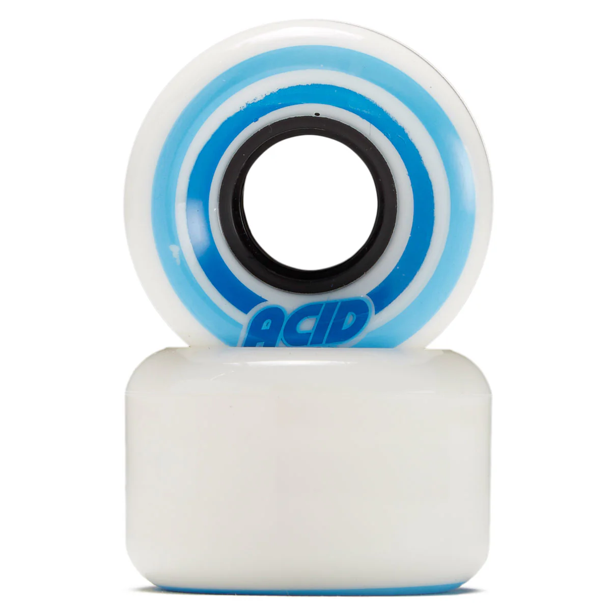 Acid Pods Conical Skateboard Wheels - White - 53mm - Image 2