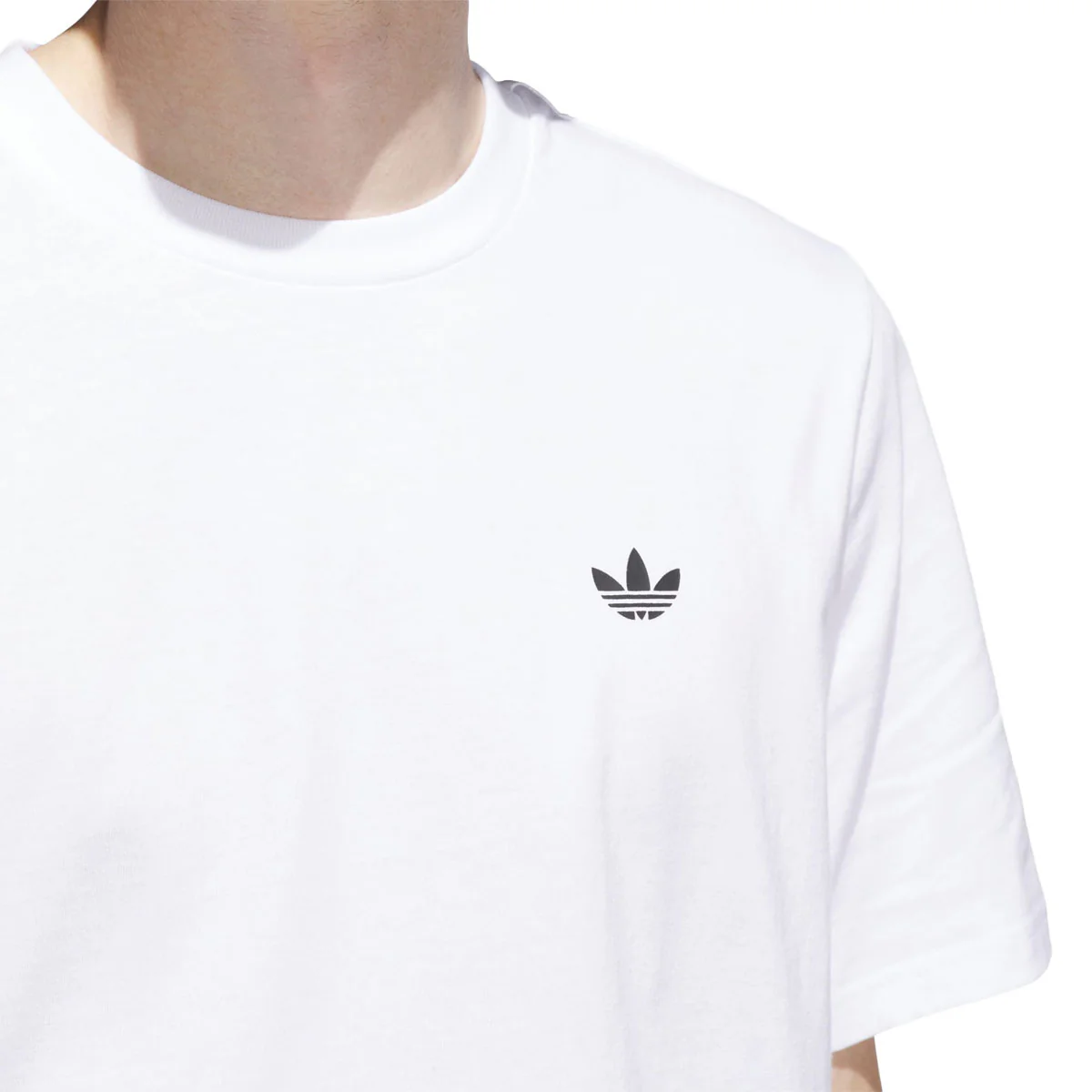 Adidas 4.0 Logo T-Shirt - White/Black 2025 - Image 5