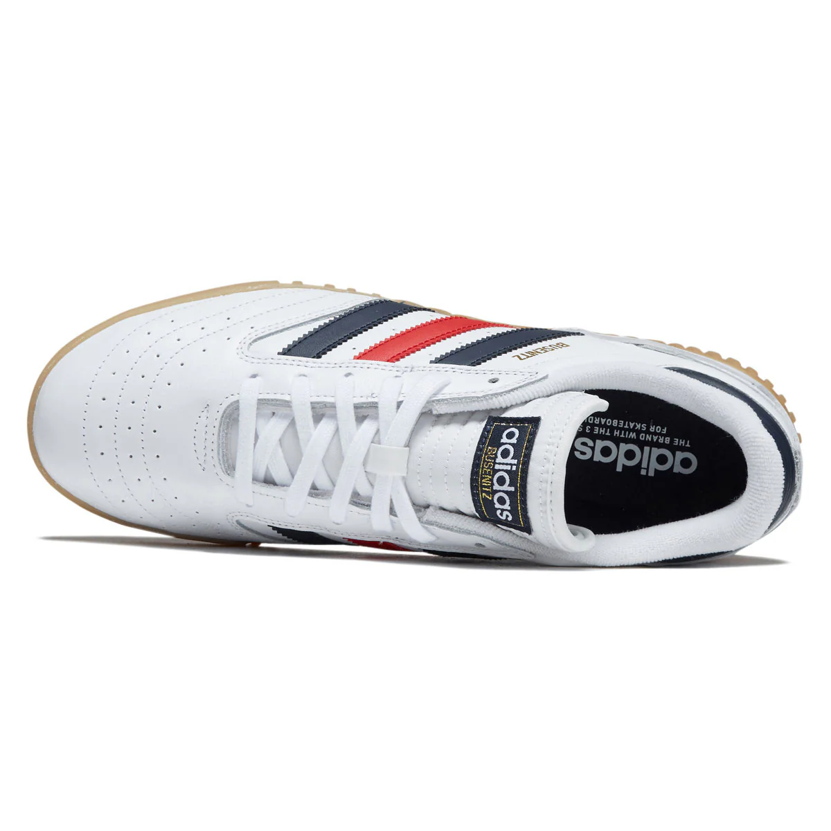 Adidas Busenitz Indoor Super Shoes - Ftwr White/Collegiate Navy/Better Scarlet - Image 3