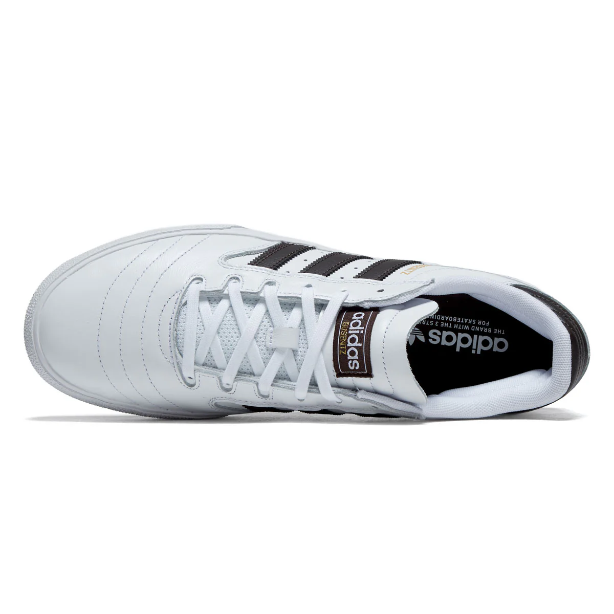 Adidas Busenitz Vulc II Shoes - Ftwr White/Aurora Coffee/Gold Metallic - Image 3