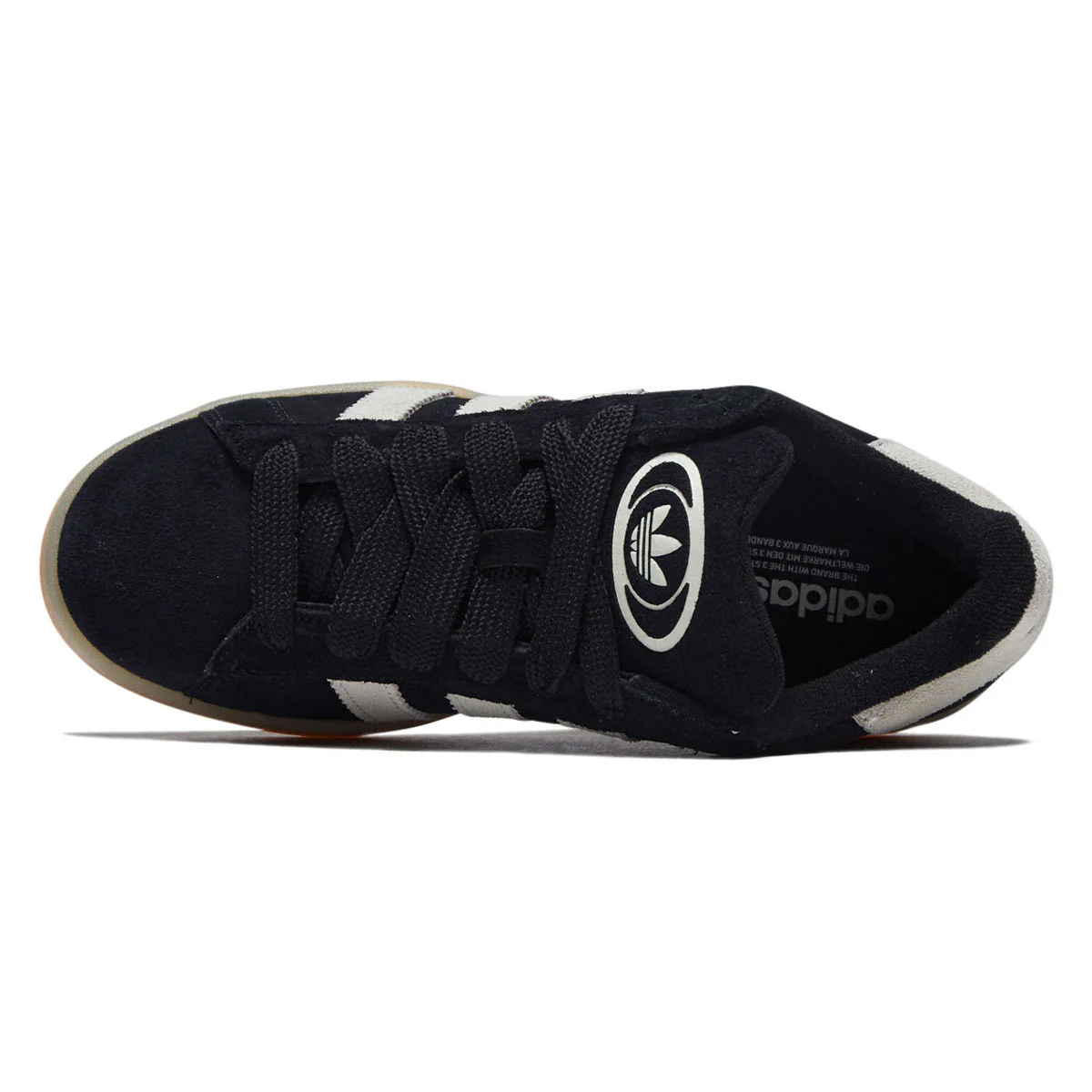 Adidas Campus 00s Shoes - Core Black/Cream White/Gum - Image 3