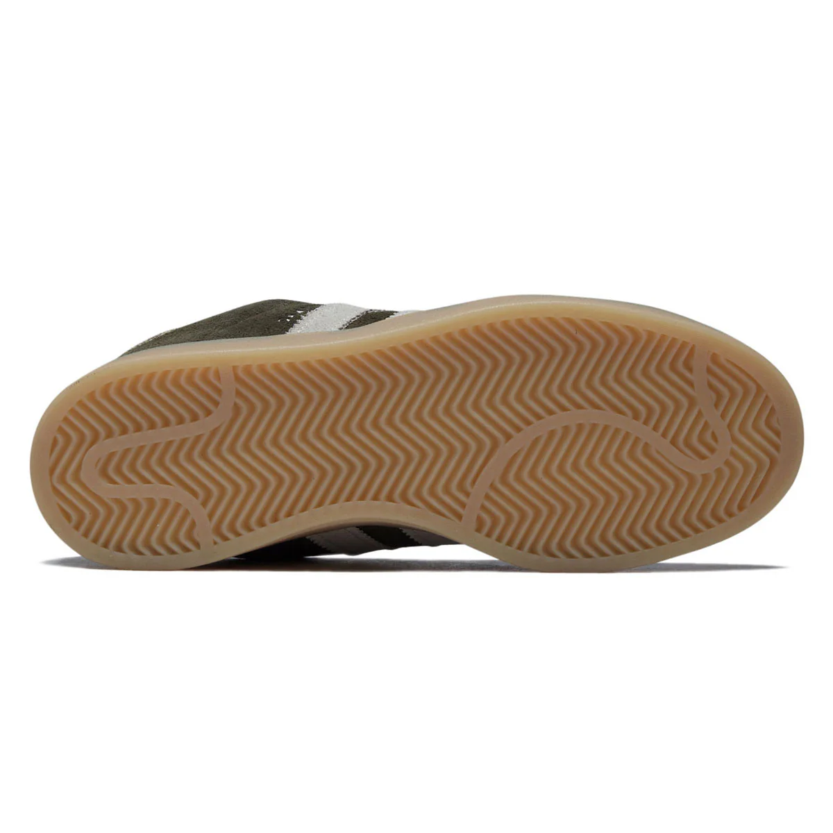 Adidas Campus 00s Shoes - Medium Dark Khaki/Off White/Gum - Image 4