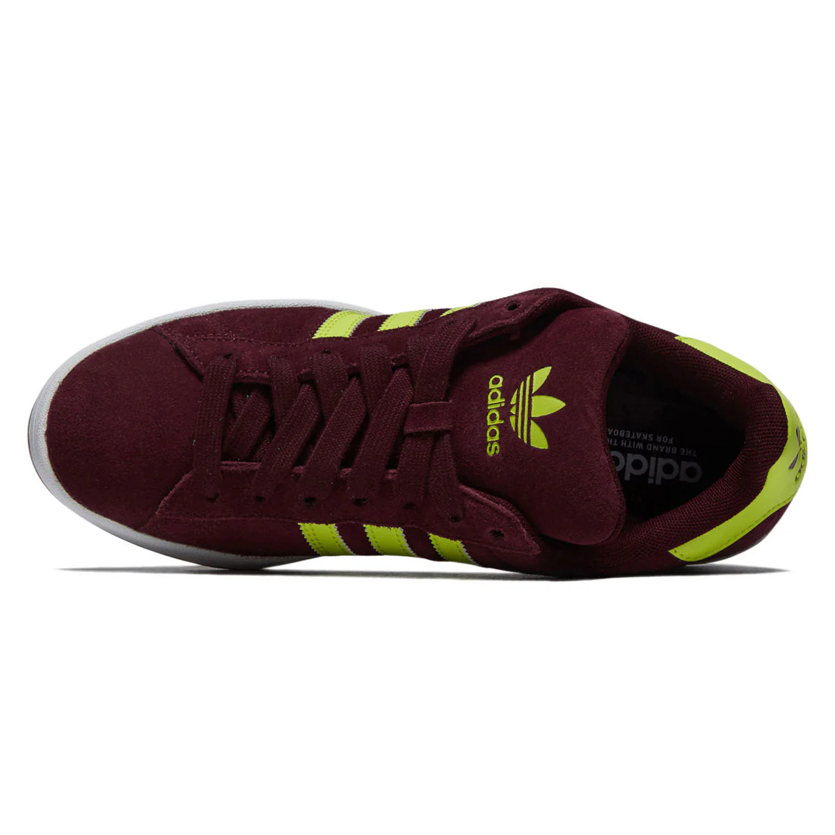 Adidas Campus 90s ADV Shoes - Maroon/Yellow/Ftwr White - Image 3