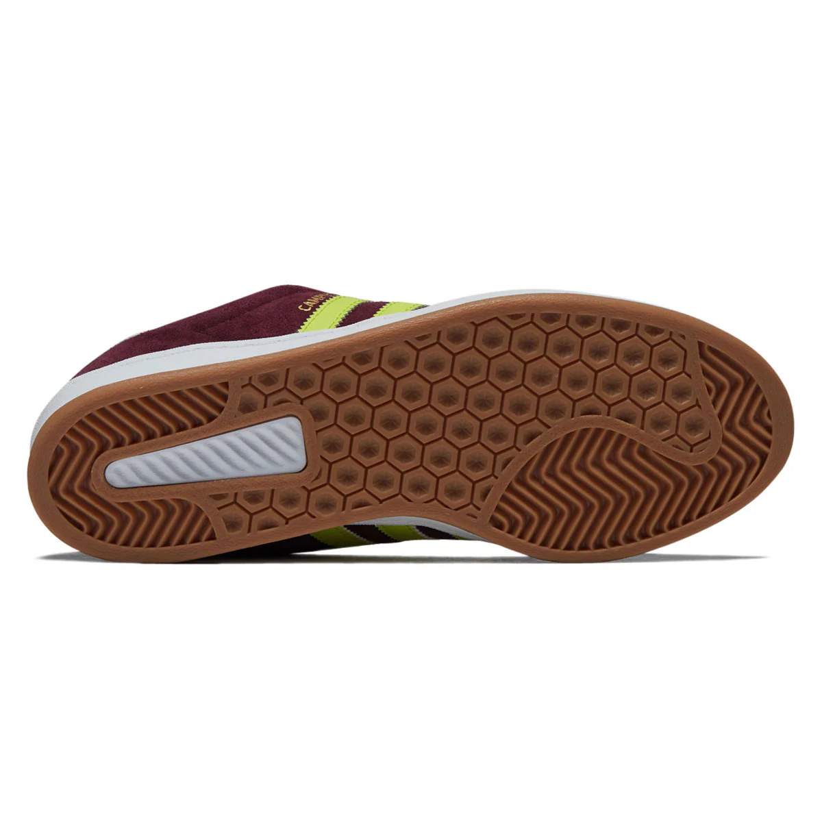 Adidas Campus 90s ADV Shoes - Maroon/Yellow/Ftwr White - Image 4