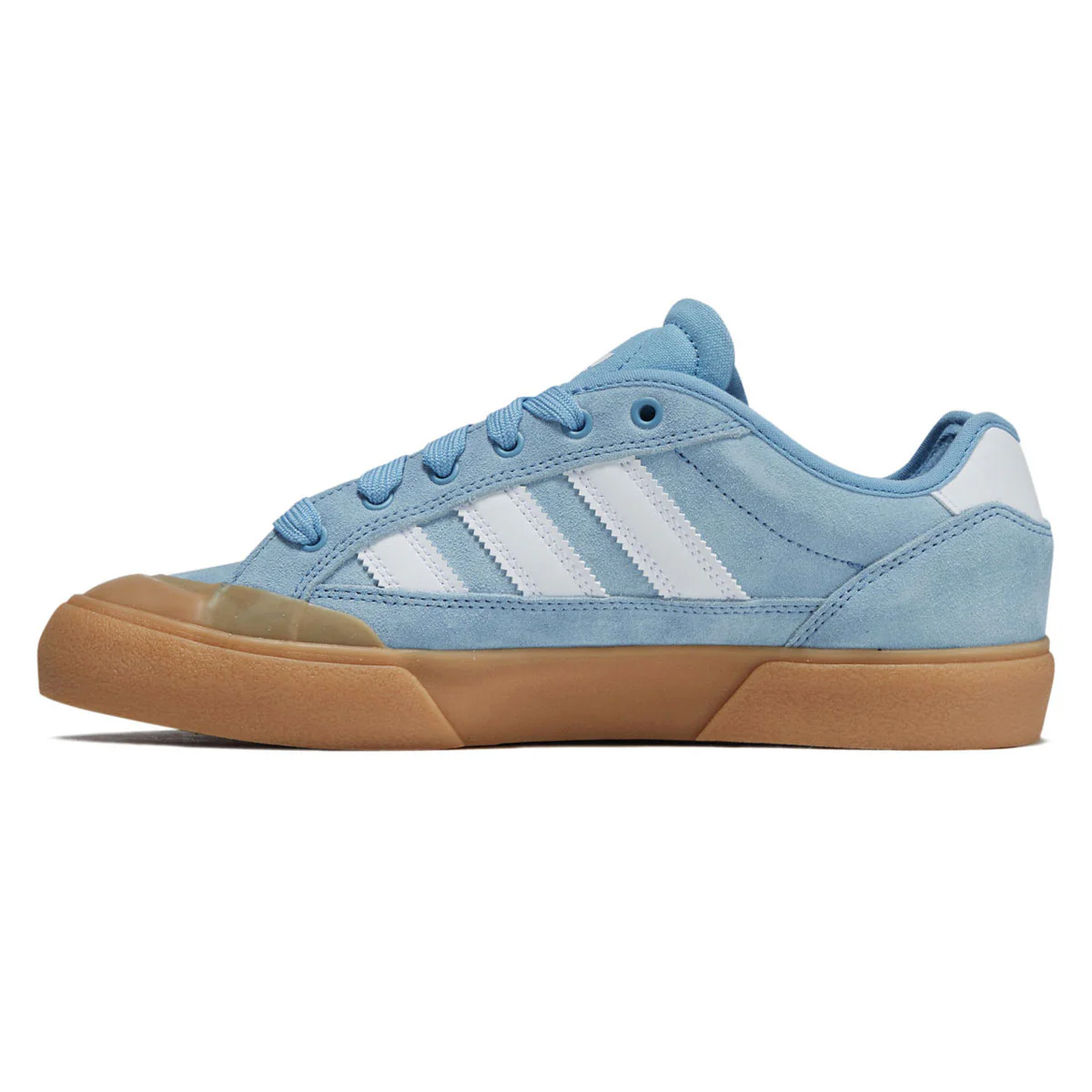 Adidas Court TNS Premiere Shoes - Preloved Blue/Ftwr White/Gum - Image 2