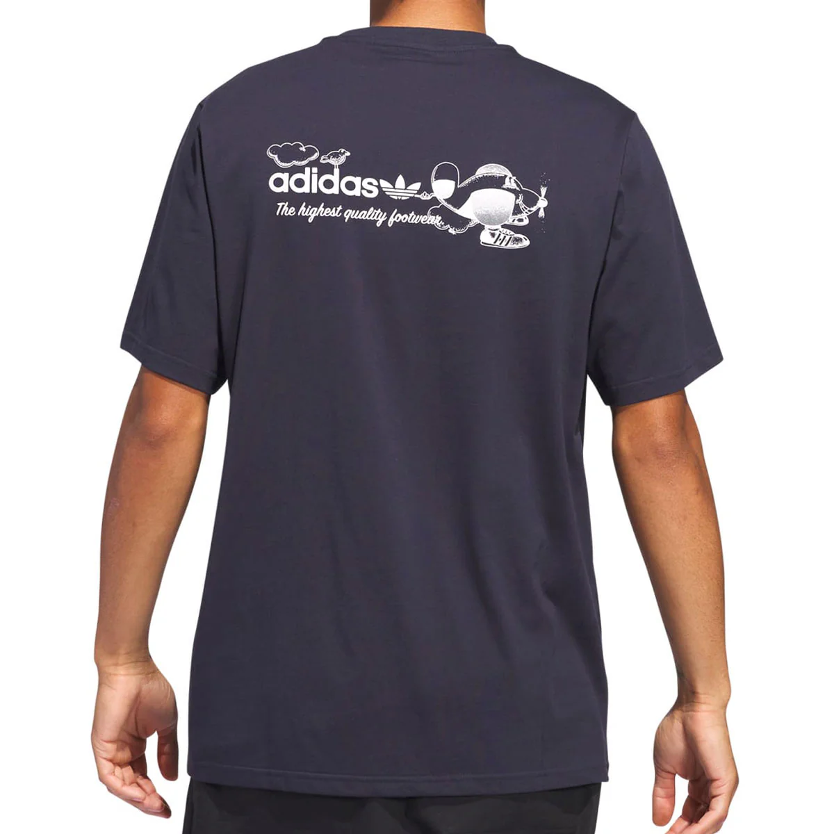 Adidas Dogplane T-Shirt - Legend Ink/White - Image 4