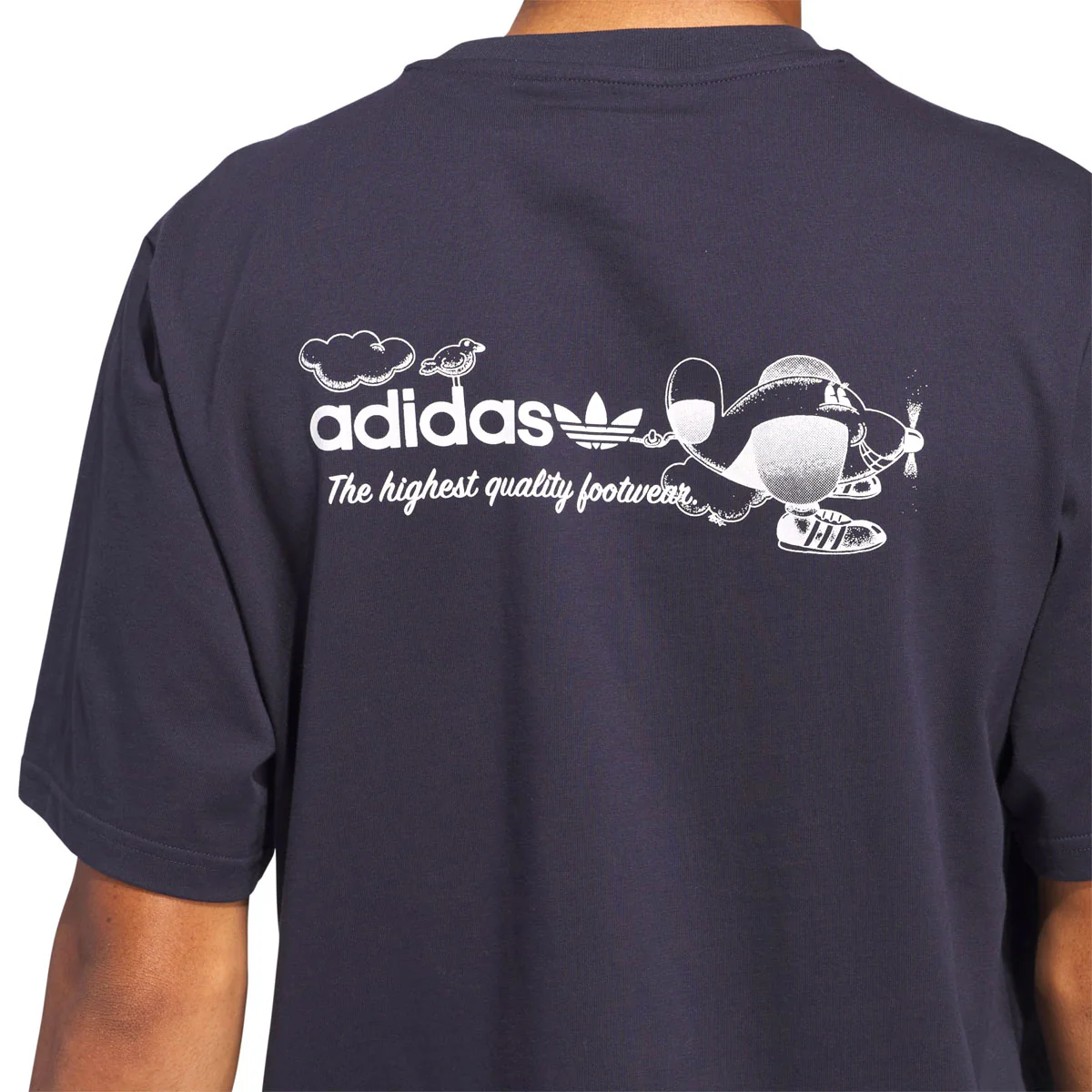 Adidas Dogplane T-Shirt - Legend Ink/White - Image 6