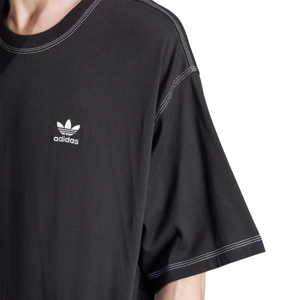 Adidas Essentials T-Shirt - Black - Image 4