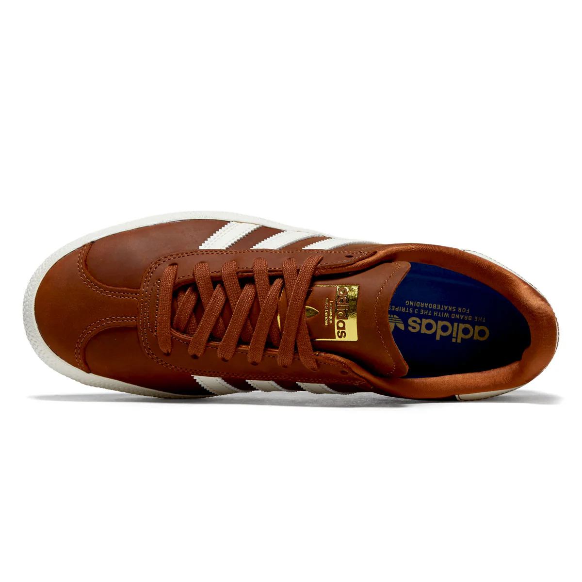 Adidas Gazelle ADV Shoes - Dusky Bronze/Chalk White/Off White - Image 3