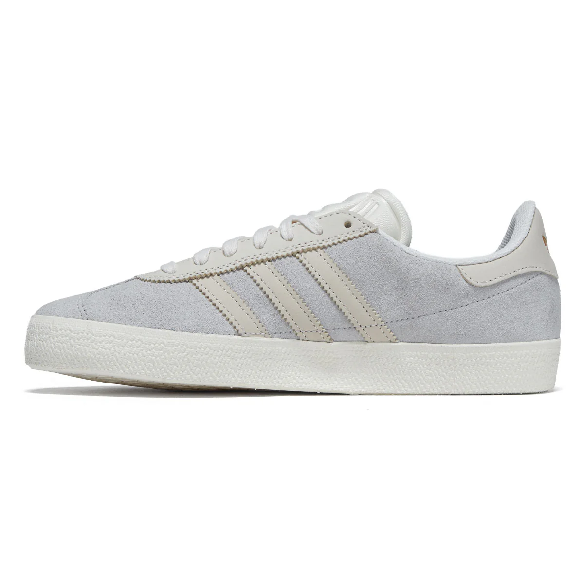 Adidas Gazelle ADV Shoes - Grey/Core White/Gold Metallic - Image 2