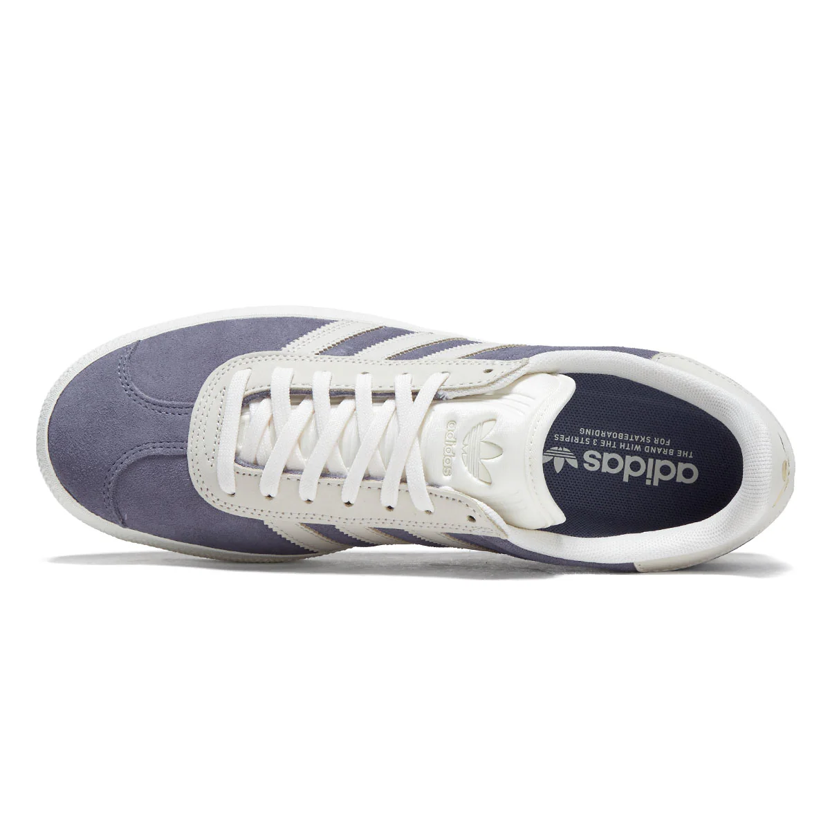 Adidas Gazelle ADV Shoes - Super Purple/Chalk White/Gold Metallic - Image 3