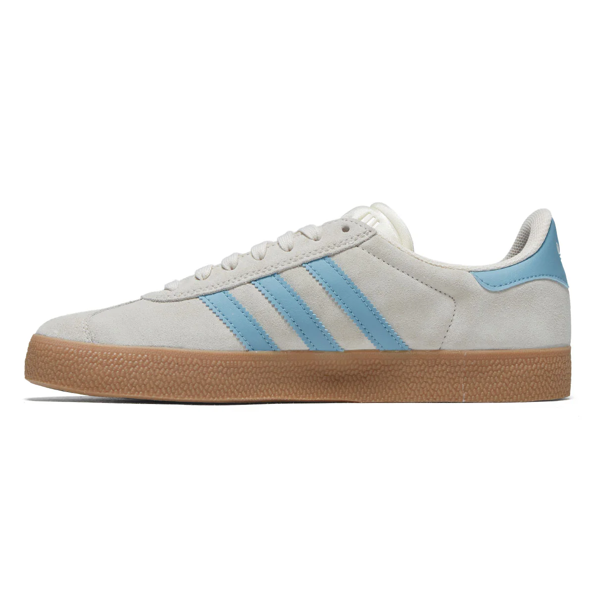 Adidas Gazelle ADV Shoes - Wonder White/Preloved Blue/Gum - Image 2