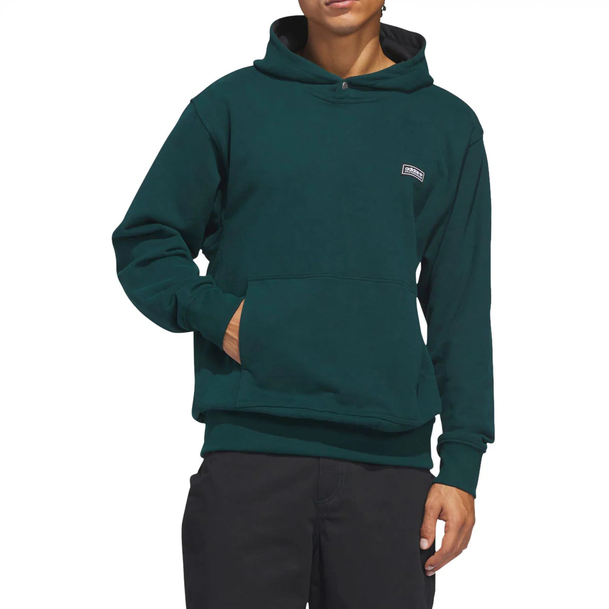 Adidas Gonz Head Hoodie - Aurora Ivy/Black - Image 2