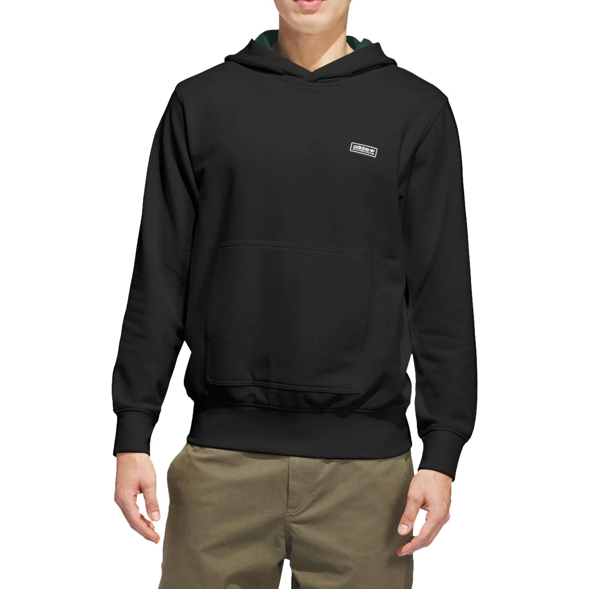 Adidas Gonz Head Hoodie - Black/Aurora Ivy - Image 2