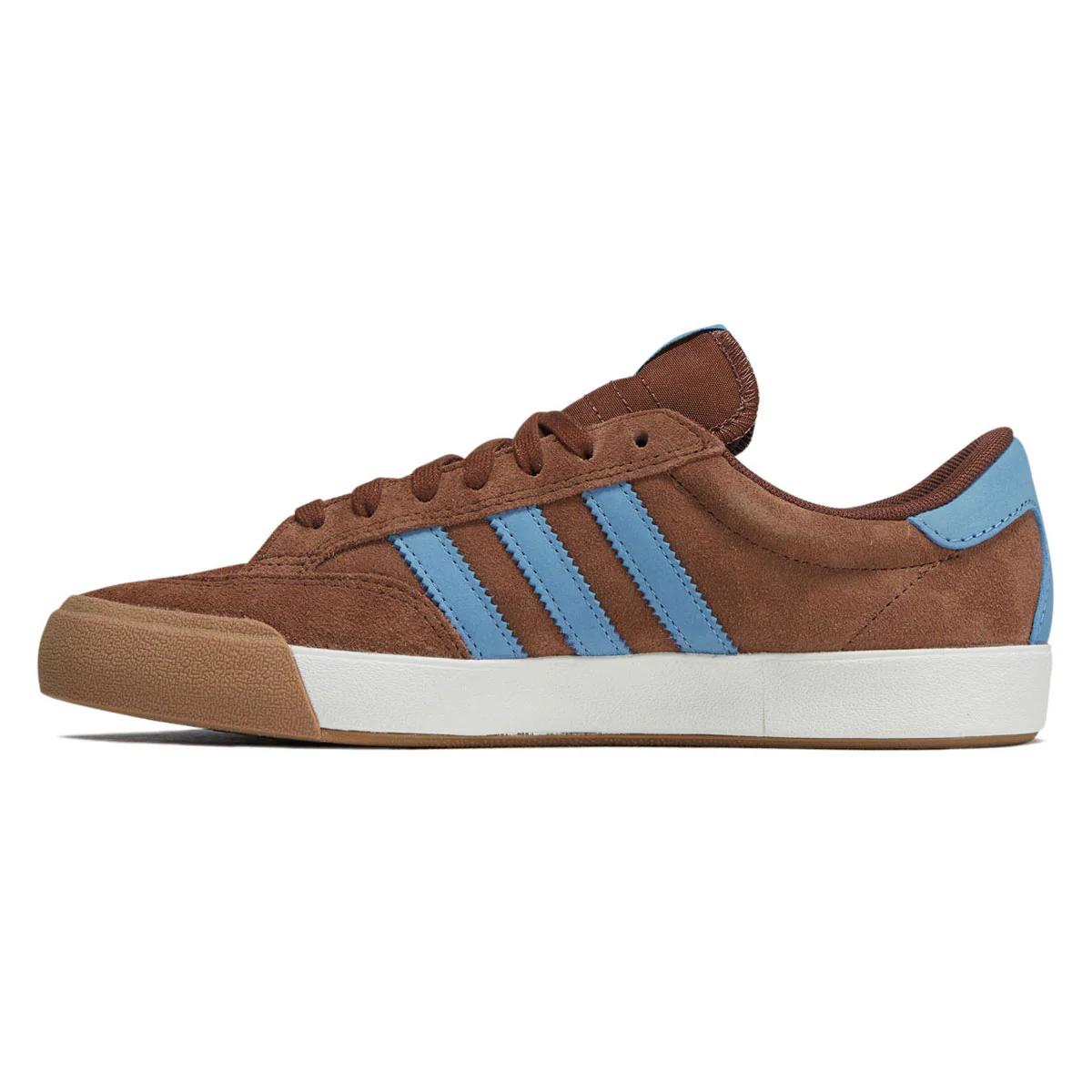 Adidas Nora Shoes - Preloved Brown/Light Blue/Gum - Image 2