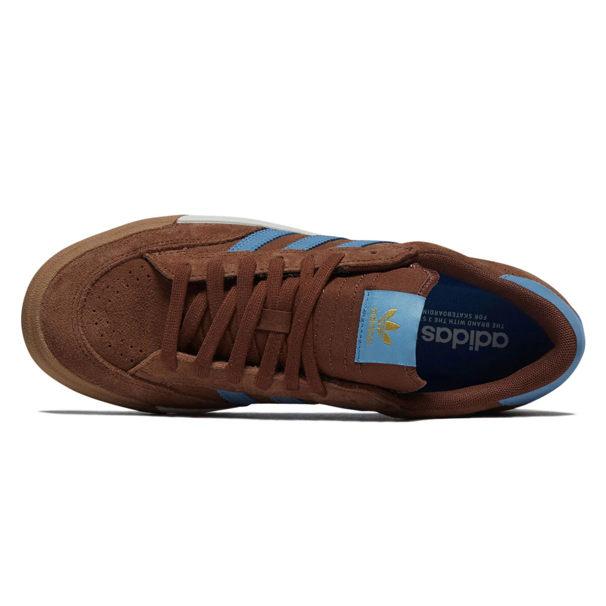 Adidas Nora Shoes - Preloved Brown/Light Blue/Gum - Image 3