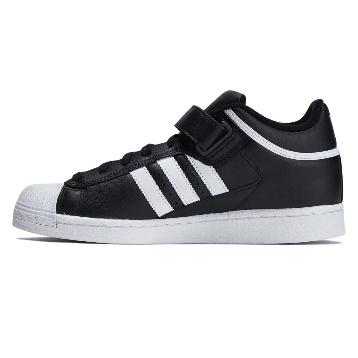 Adidas Pro Shell ADV Shoes - Core Black/Ftwr White/Gold Metallic - Image 2