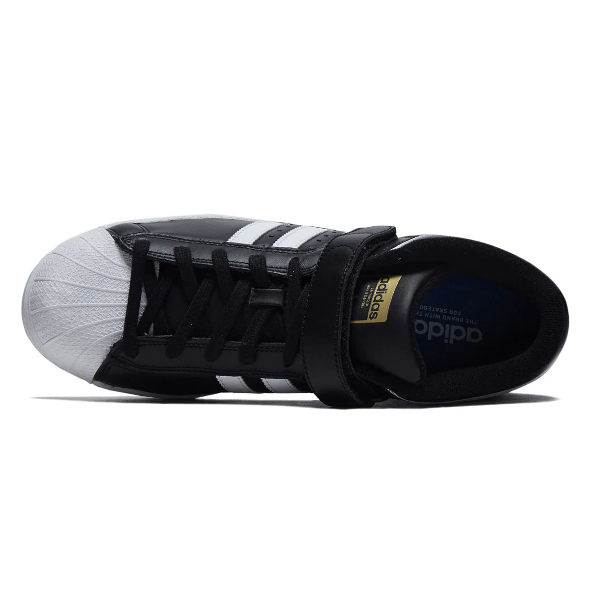 Adidas Pro Shell ADV Shoes - Core Black/Ftwr White/Gold Metallic - Image 3
