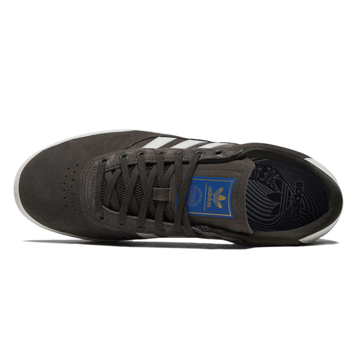 Adidas Puig Indoor Shoes - Shadow Olive/Off White/Bluebird - Image 3