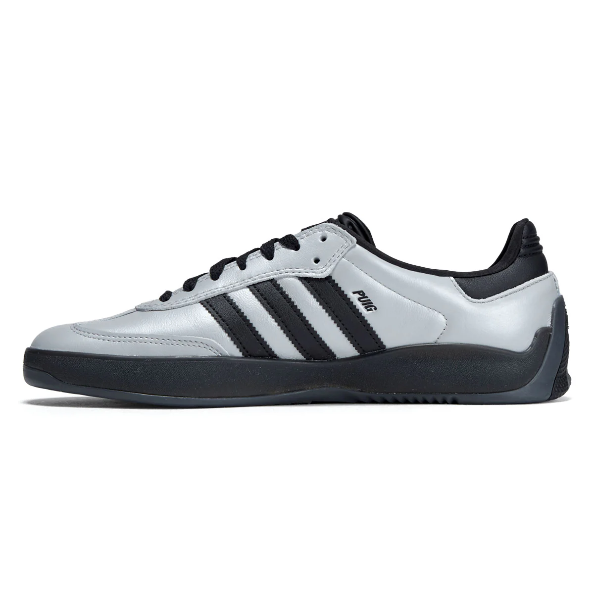 Adidas Puig Samba Shoes - Silver Metallic/Core Black/Core Black - Image 2