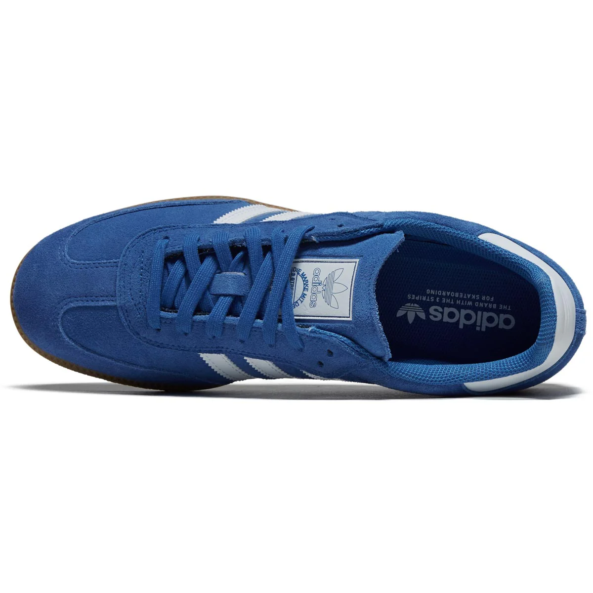 Adidas Samba ADV Shoes - Bluebird/Ftwr White/Gold - Image 3