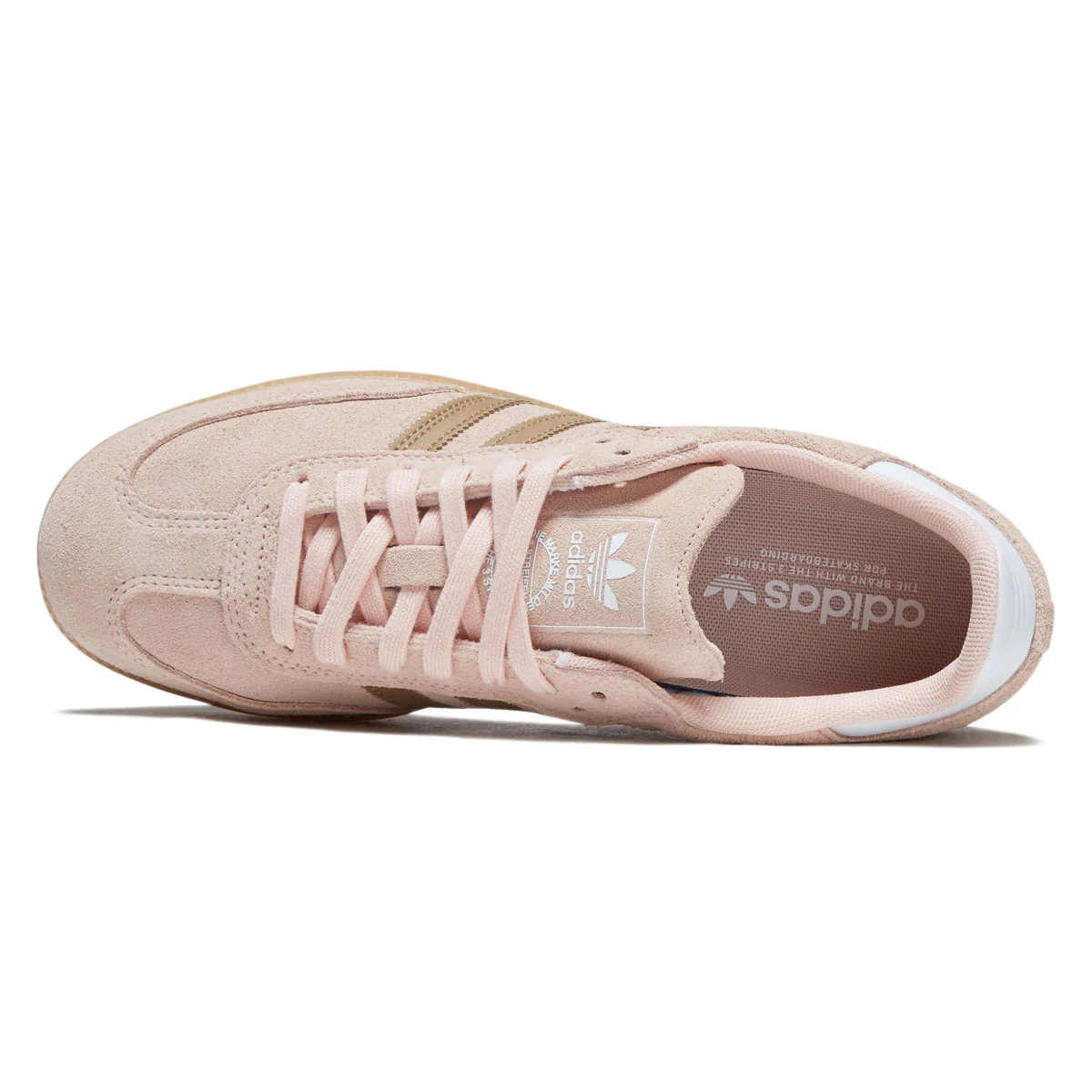 Adidas Samba ADV Shoes - Blush Pink/Cardboard/Gum - Image 3