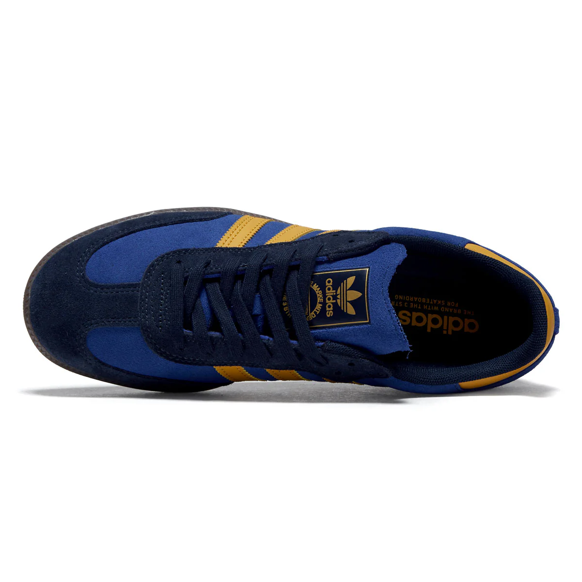 Adidas Samba ADV Shoes - Collegiate Navy/Preloved Yellow/Team Royal Blue - Image 3