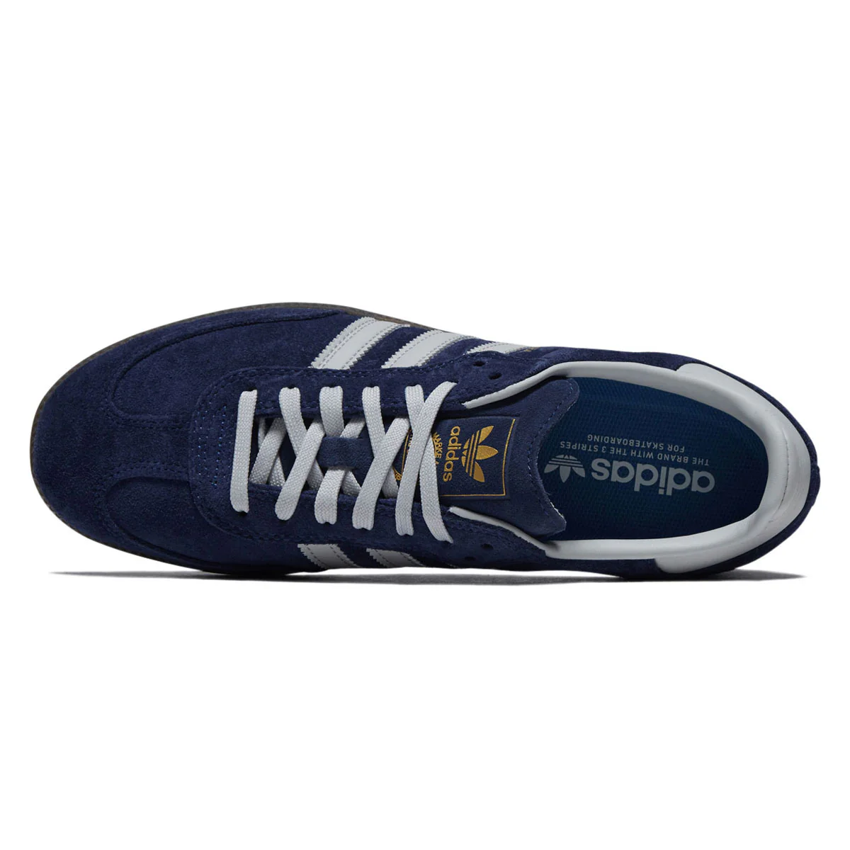 Adidas Samba ADV Shoes - Dark Blue/Grey/Gum - Image 3