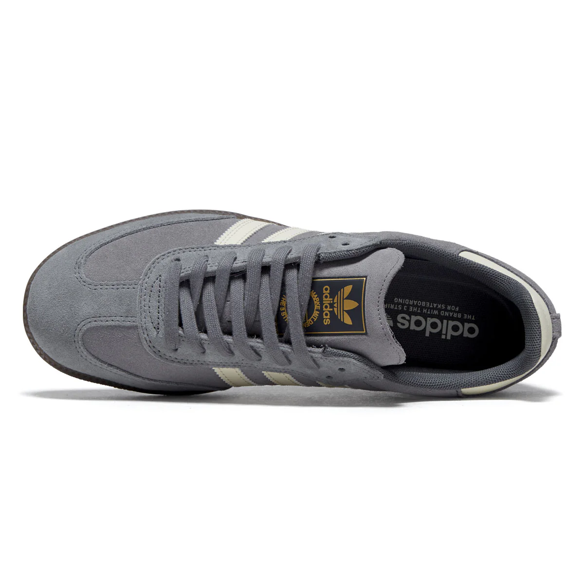 Adidas Samba ADV Shoes - Grey/Cream White/Grey - Image 3