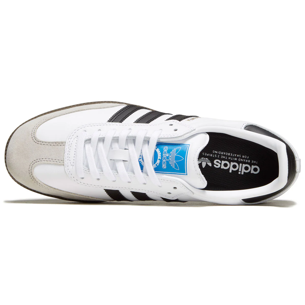 Adidas Samba Adv Shoes - White/Core Black/Gum - Image 3
