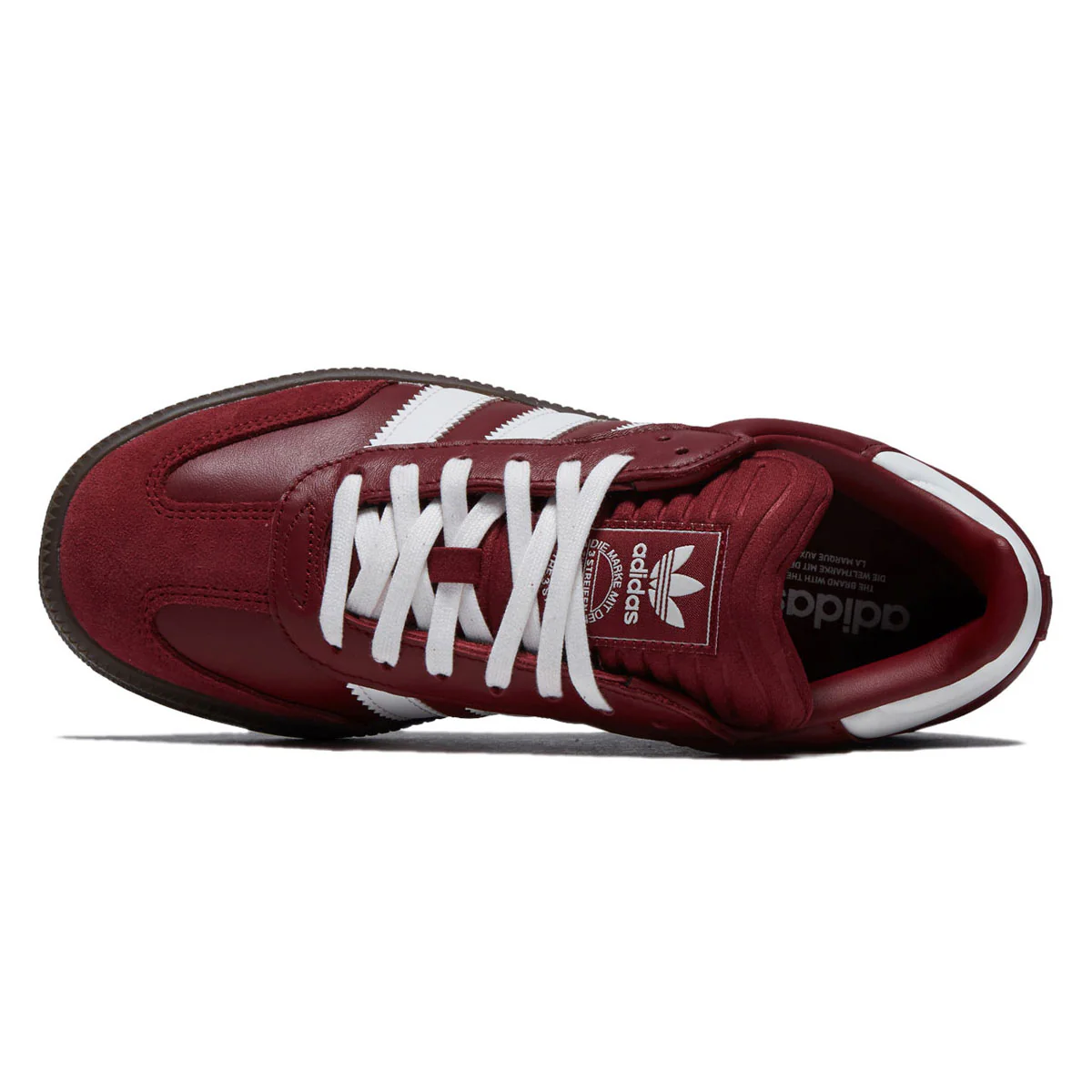 Adidas Samba XLG Shoes - Noble Maroon/Core White/Gum - Image 3