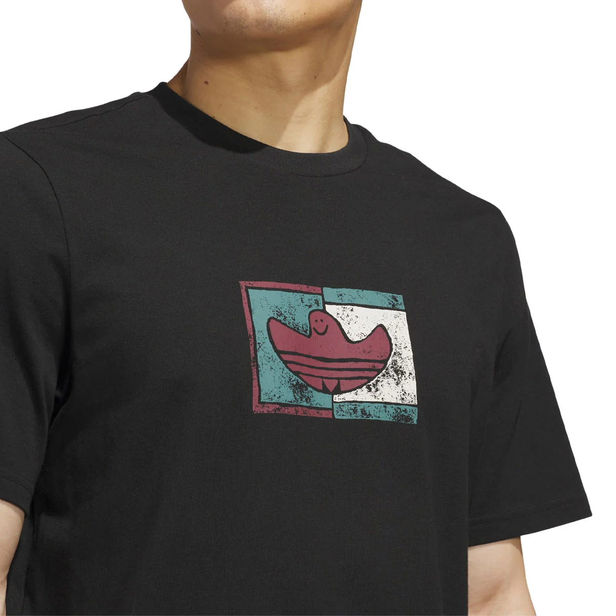 Adidas Shmoohaus T-Shirt - Black/Shadow Red - Image 4