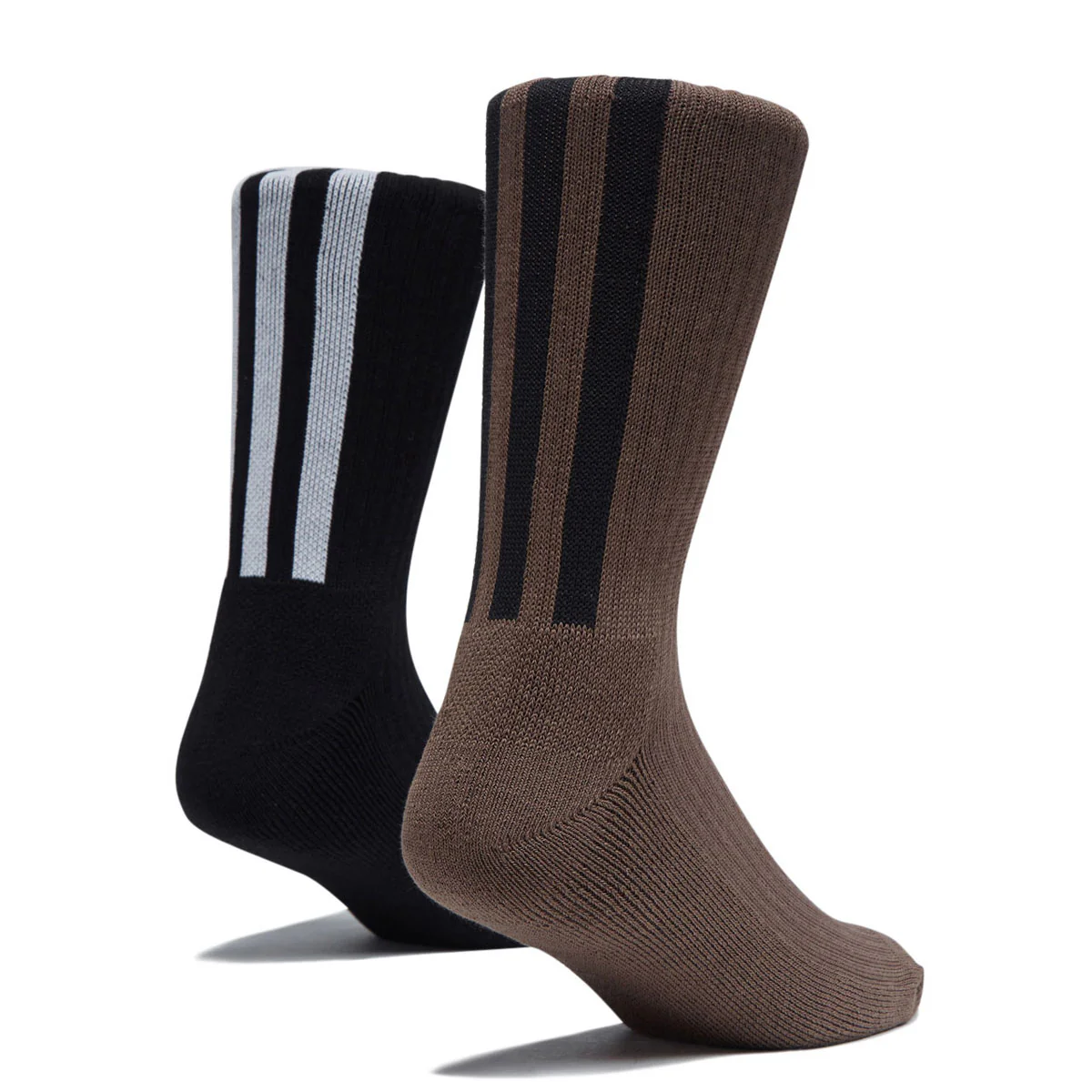 Adidas Skate Stripe 2 Pack Of Socks - Earth Strata/Black - Image 2
