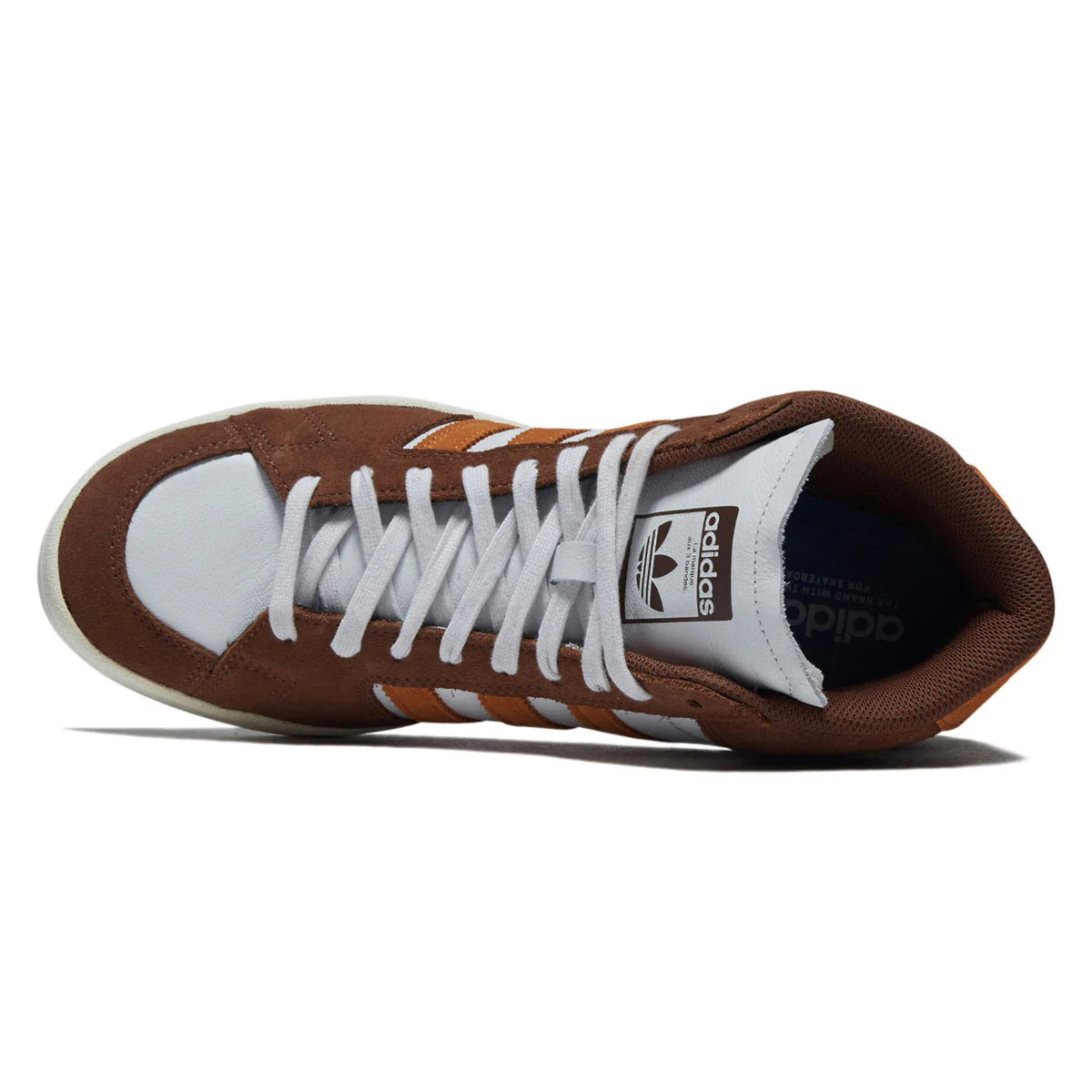 Adidas Superskate Shoes - Preloved Brown/Rustic Orange/Crystal White - Image 3