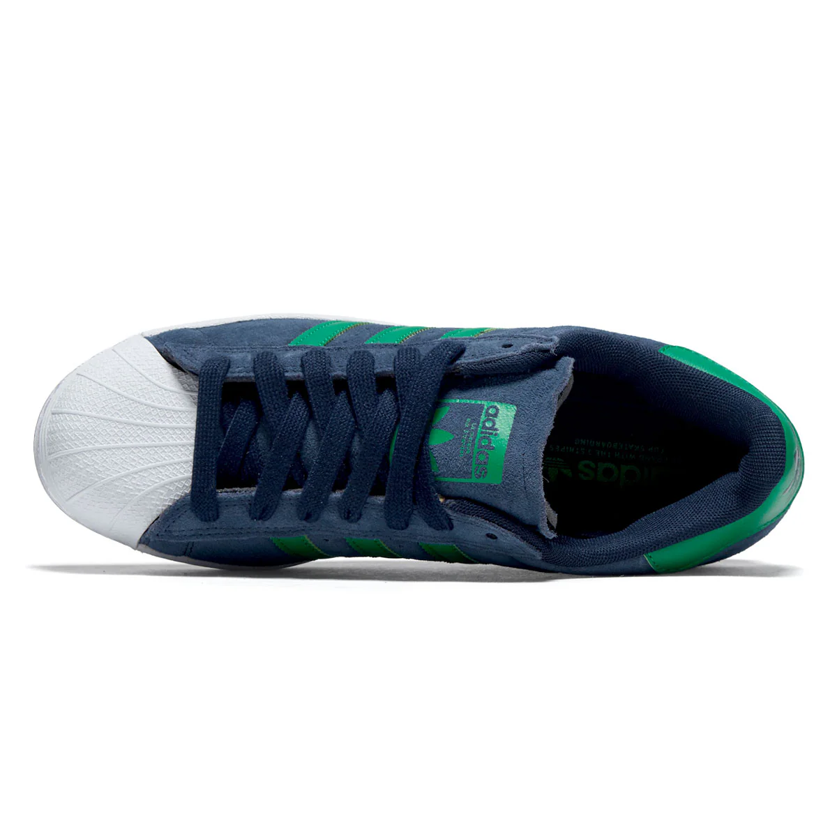Adidas Superstar ADV Shoes - Collegiate Navy/Green/Ftwr White - Image 3