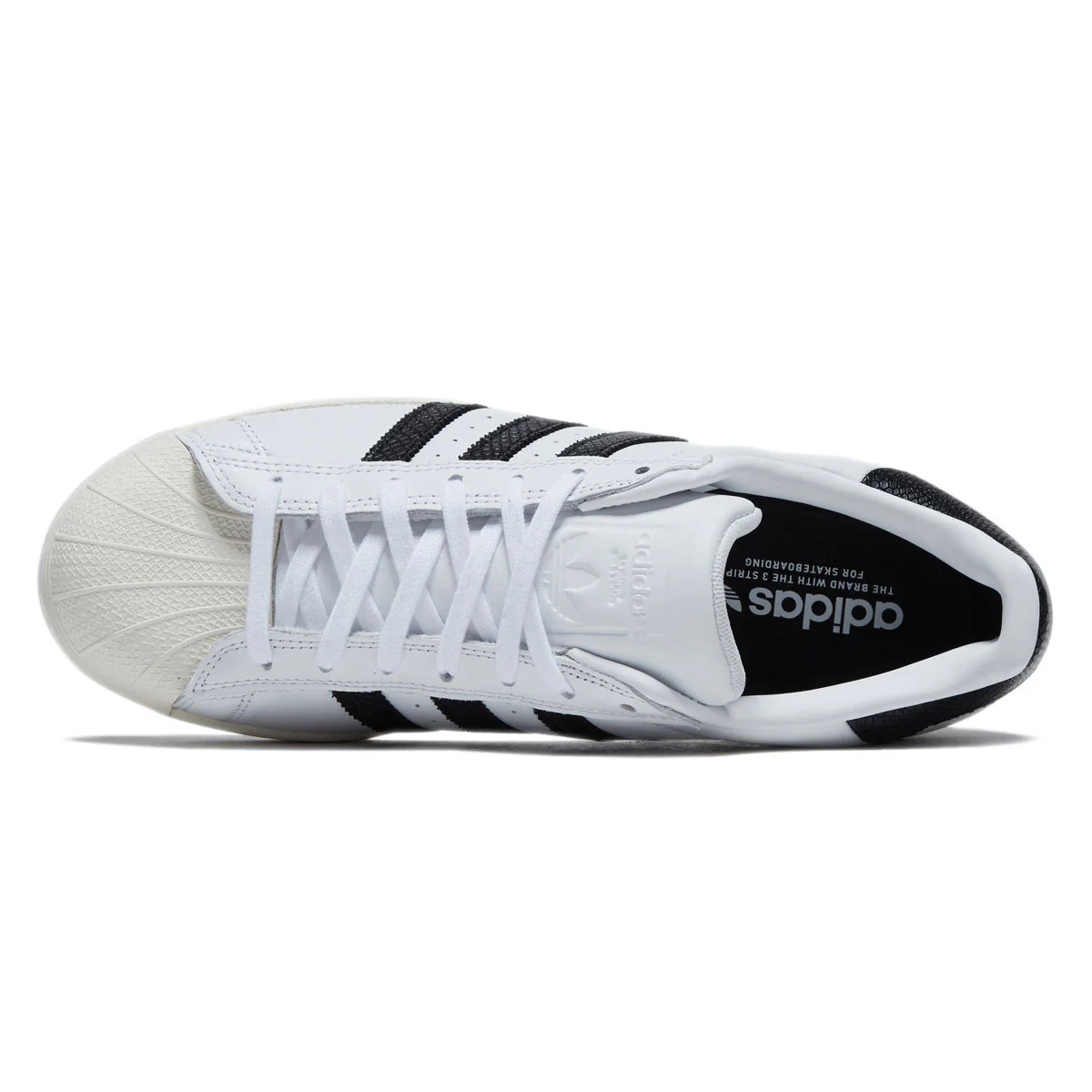 Adidas Superstar ADV Shoes - Ftwr White/Core Black/Gold Metallic - Image 3