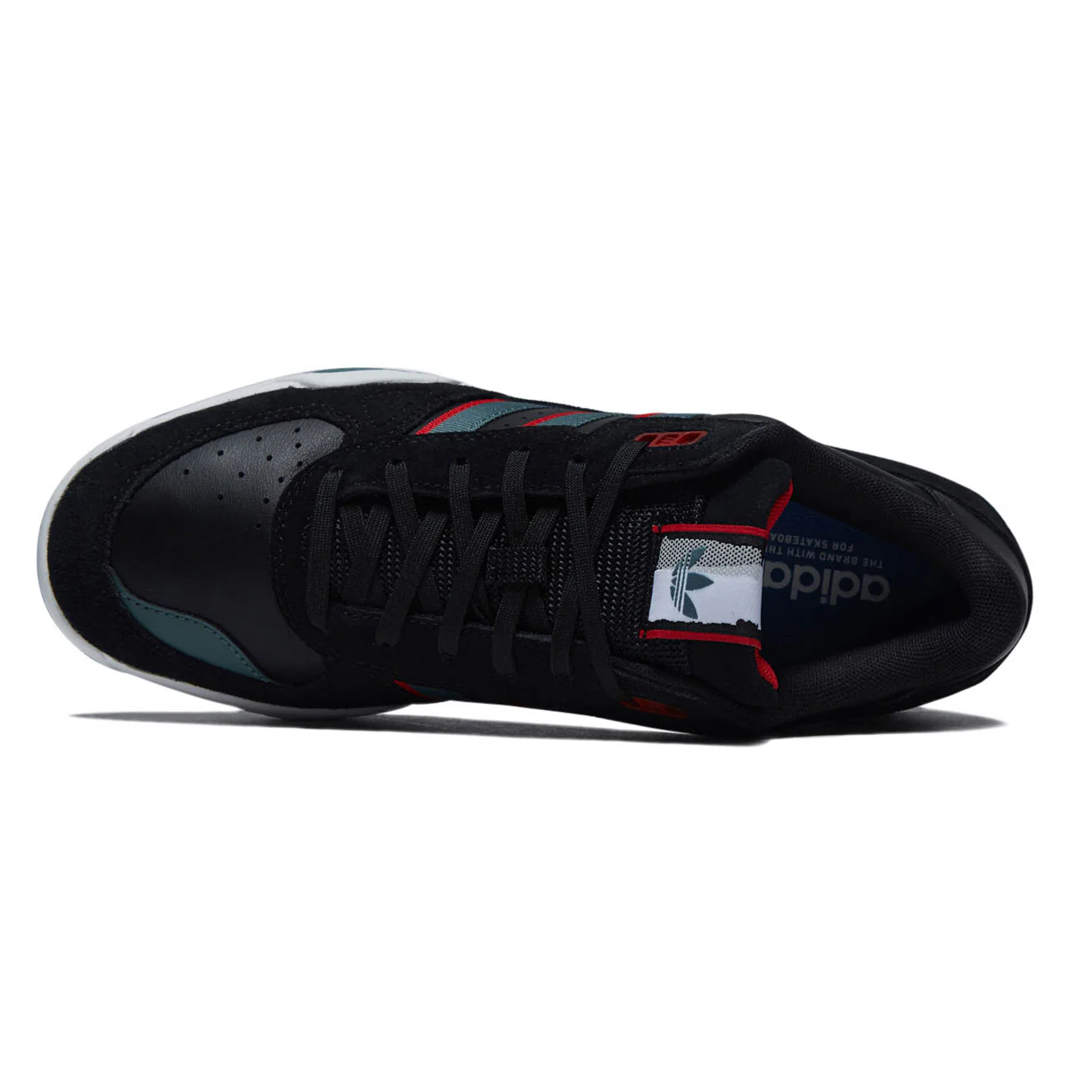 Adidas Tekkira Cup Shoes - Core Black/Preloved Teal/Better Scarlet - Image 3