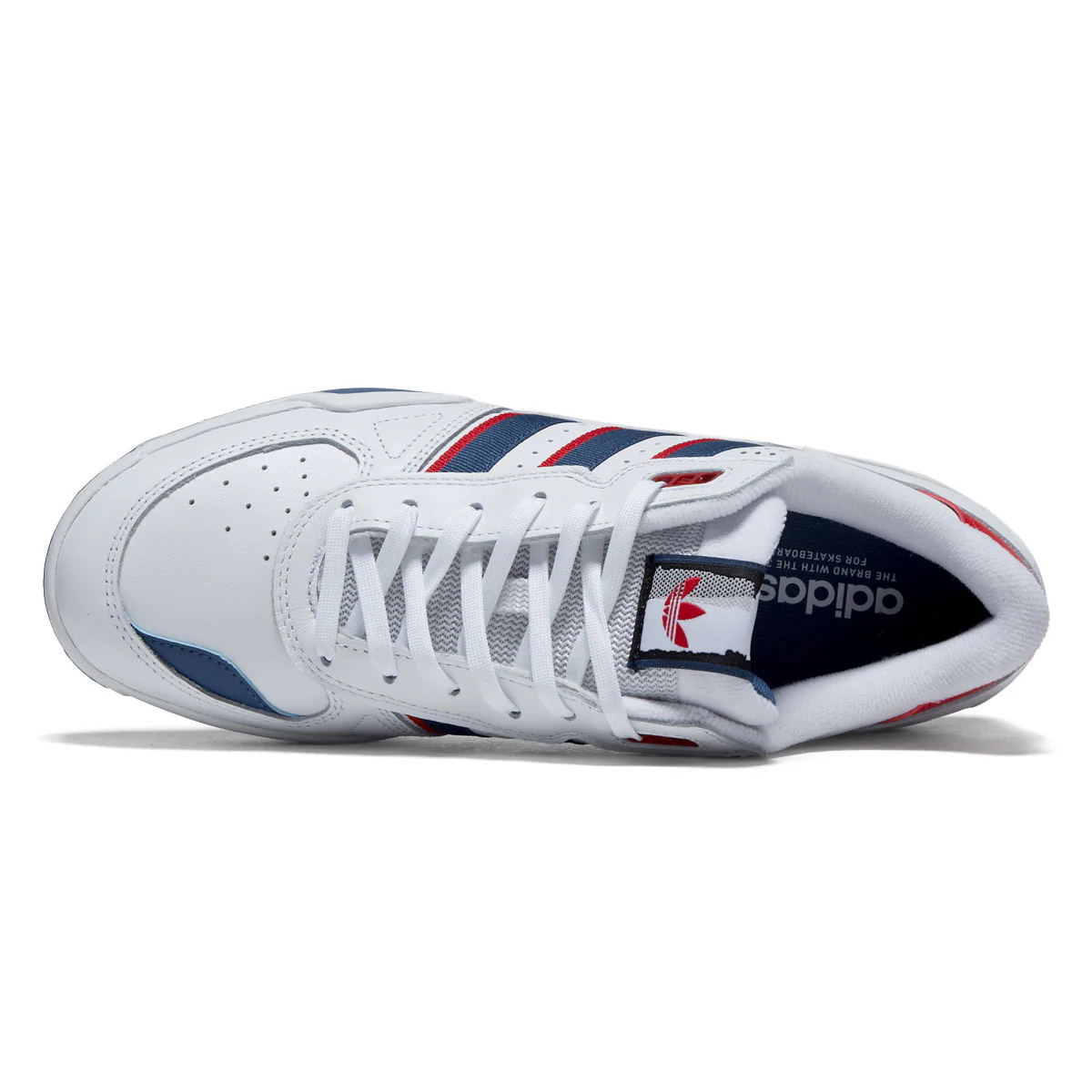 Adidas Tekkira Cup Shoes - Ftwr White/Dusky Petrol/Better Scarlet - Image 3