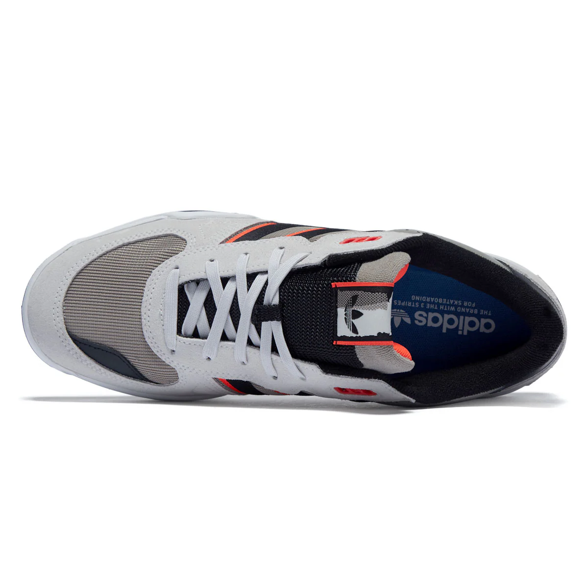 Adidas Tekkira Cup Shoes - Orbit Grey/Core Black/Solar Red - Image 3