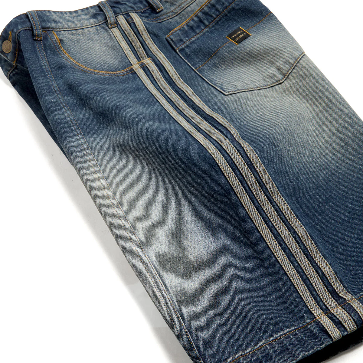 Adidas Tyshawn Denim Shorts - Indigo Denim - Image 3