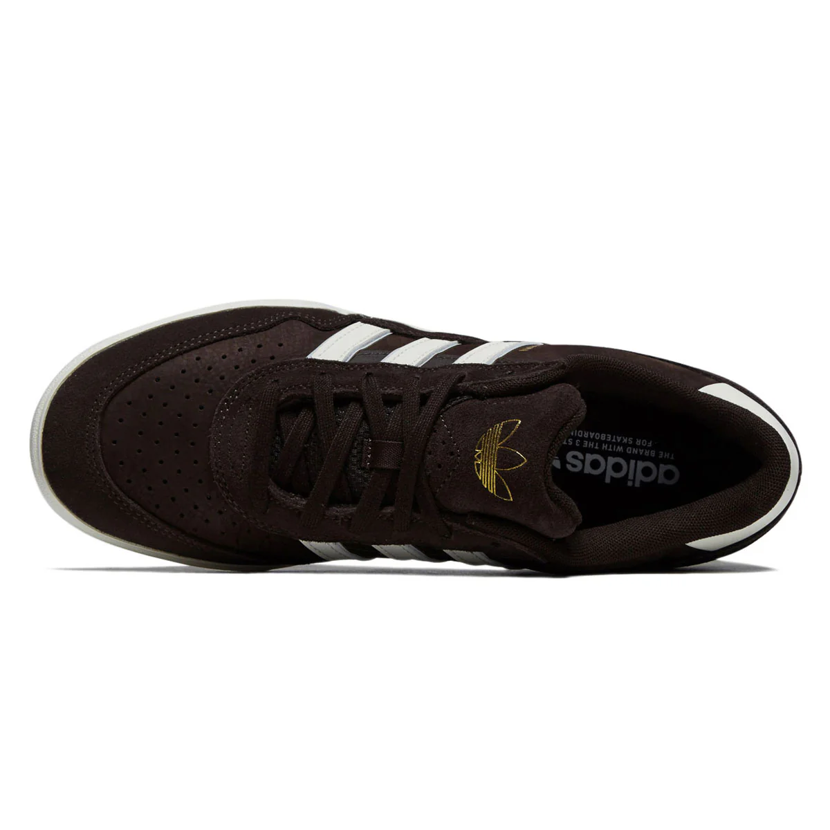Adidas Tyshawn II Shoes - Aurora Coffee/Off White/Chalk White - Image 3