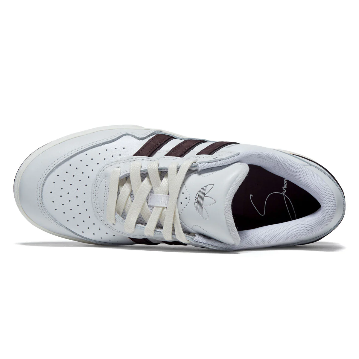 Adidas Tyshawn II x Zach Saraceno Shoes - Crystal White/Shadow Brown/Off White - Image 3